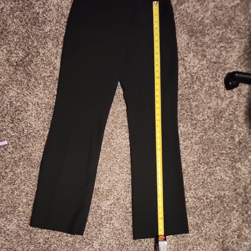 The Limited Black Wide Leg Pants with Elegant Texture - Picture 3 of 4